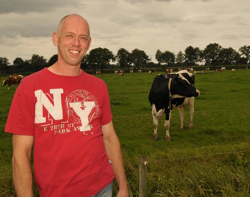 Boer Cees in de wei