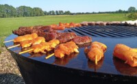BBQ arrangement B&B in de wei